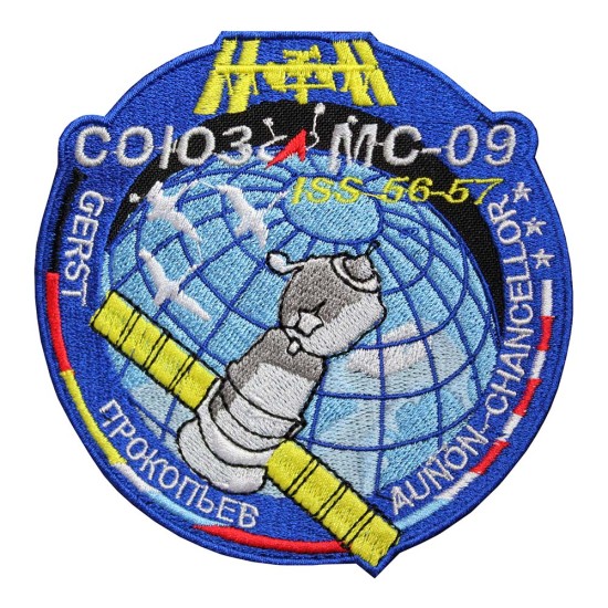 Sojus MC - 09 Space Mission Stickerei Aufnäher