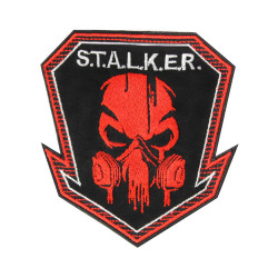S.T.A.L.K.E.R. Radiation skull with respirator mask game sew-on patch