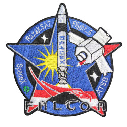 SpaceX RazakSAT Satellite spaziale Elon Musk Falcon-1 Patch per manica della NASA