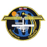 Expedition 12 ISS Space Mission Sojus Aufgenähtes Ärmel Space Patch
