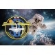 Expedition 12 ISS Space Mission Patch à manches brodées à coudre Soyouz