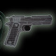 Parche bordado para coser Military Gun Desert Eagle