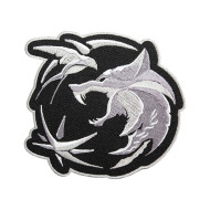 The Witcher Wolf Amulet Patch Serie TV e Emblema del gioco Ricamato Ferro su