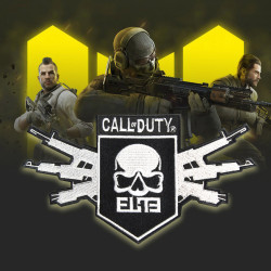 Écusson de jeu à coudre / thermocollant avec logo Call of Duty ELITE COD