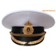 Uniforme de parade de type marine, officier de la flotte navale russe VMF, usure blanche