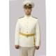 Uniforme de parade de type marine, officier de la flotte navale russe VMF, usure blanche