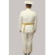 Uniforme de parade de type marine, officier de la flotte navale russe VMF, usure blanche