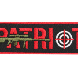 Sniper sew-on Patriot embroidery Rifle Special Forces patch