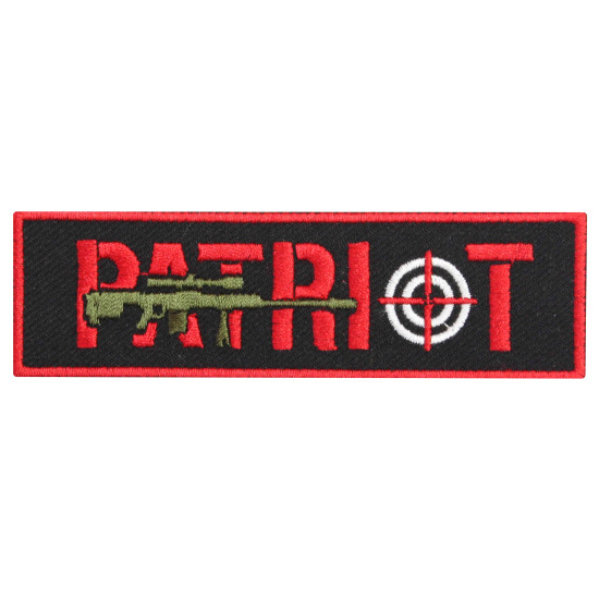 Patch de Forces Spéciales de Fusil de Broderie Patriot à Coudre Sniper