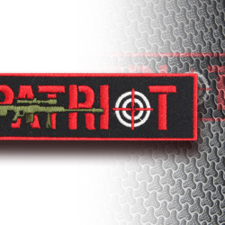 Patch de Forces Spéciales de Fusil de Broderie Patriot à Coudre Sniper