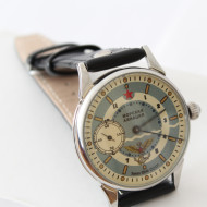 Montre-bracelet mécanique Molnija soviétique vintage à 18 rubis de l'aviation de la marine