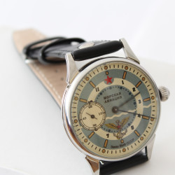 Vintage Soviet Molnija 18 jewels Navy Aviation mechanical wristwatch