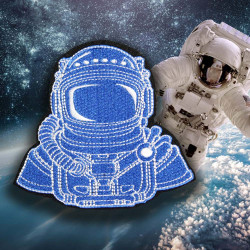 Space Astronaut NASA Mission Stickaufnäher zum Aufnähen / Aufbügeln #2