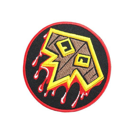 World of WarCraft Shaman Class Logo Stickerei Aufnähen / Aufbügeln