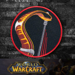 World of WarCraft Hunter Class Logo Stickerei Aufnähen / Aufbügeln