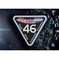 Expedition 46 ISS-Weltraummission Sojus Aufgestickter Ärmel-Weltraum-Patch