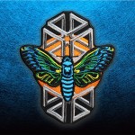 Knot Cicada Wings Embroidery Sleeve patch