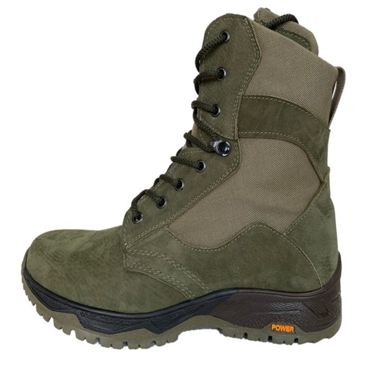 Botas tácticas rusas nubuck verdes М303 con cordura