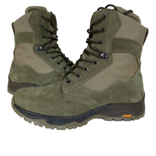 Botas tácticas rusas nubuck verdes М303 con cordura