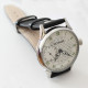 Russian white mechanical Transparent wristwatch Molniya