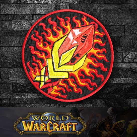 World of WarCraft Magier Klasse Logo Stickerei Aufnähen / Aufbügeln Patch