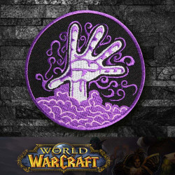 World of WarCraft Warlock Class Logo Stickerei Aufnähen / Aufbügeln