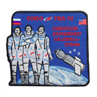 Patch manica ricamata Soyuz TMA-18 Space Flight ISS 2010 Mission Roskosmos