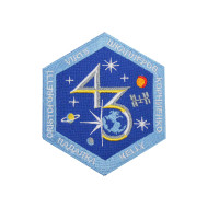 Expedition 43 ISS Space Mission Soyuz Patch cucita sulla manica ricamata