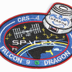 SpaceX CRS-4 Space Mission SpX-4 Falcon 9 Dragon sleeve patch