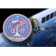 Space Expedition 17 ISS USA Bestickter Patch für aufgenähte Ärmel