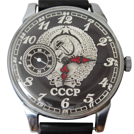 Sovietiche braccia orologio Molniya dell'URSS Stemma 18 Gioielli