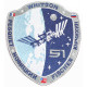 ISS Expedition 51 Space Operation aufgenähte Stickhülle handgefertigten Patch