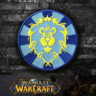 Toppa da cucire / termoadesiva con logo di World of WarCraft The Alliance