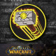 World of WarCraft Paladin Class Logo Stickerei Aufnähen / Aufbügeln