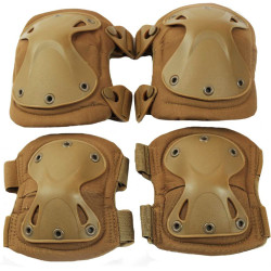 Tactical Desert kneepads and elbow pads for Airsoft / Combat gear