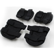 Tactical Black protection knee / elbow pads for Airsoft / Combat gear