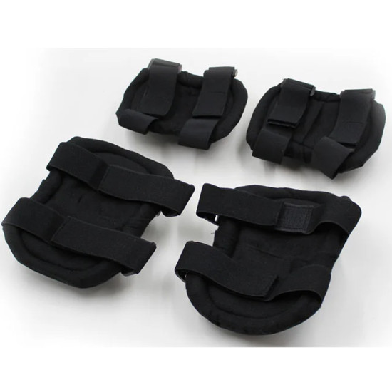 Tactical Black Protection Knie- / Ellbogenschützer für Airsoft / Combat Gear