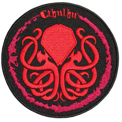 Call of the Cthulhu Lovecraft Embroidered Halloween patch