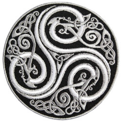 Celtic Ornament  Handmade Sew-on/Iron-on Handmade Knot patch #7