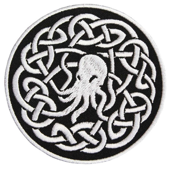 Patch termoadesiva / velcro ricamata Call of the Cthulhu Lovecraft # 2