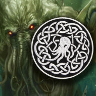 Patch termoadesiva / velcro ricamata Call of the Cthulhu Lovecraft # 2