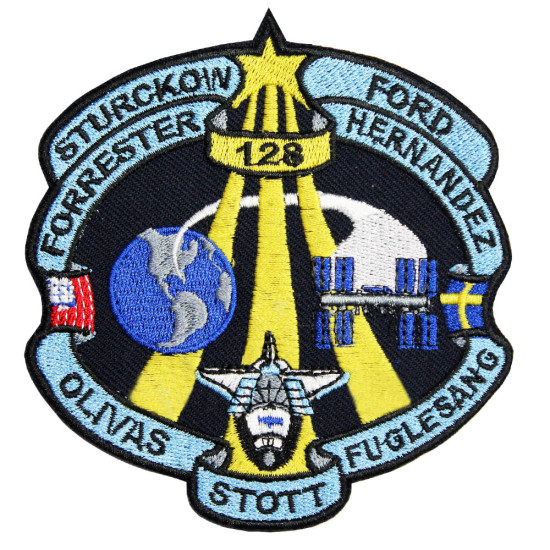 Patch de la NASA de la navette spatiale Columbia STS-128 brodé à coudre