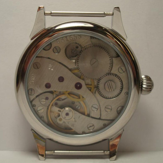 Vitange Soviet "Buran" Polar bear Molnija reloj de pulsera transparente