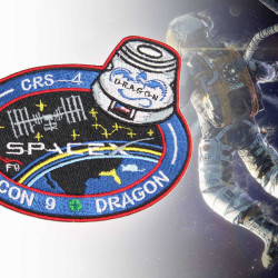 SpaceX CRS-4 Space Mission SpX-4 Falcon 9 Dragon sleeve patch