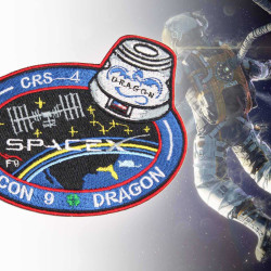 Patch manche SpaceX CRS-4 Space Mission SpX-4 Falcon 9 Dragon