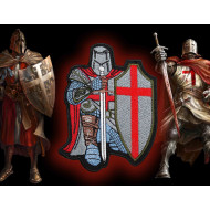 Computerspiel Assassins Creed Templar gestickter aufgenähter Ärmelaufnäher
