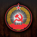 Patch soviétique à coudre avec marteau et faucille étoile rouge de l'URSS