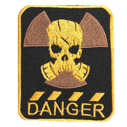 S.T.A.L.K.E.R. Parche para coser bordado con máscara de gas "DANGER"