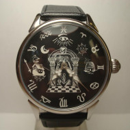 Chelyabinsk Watch Factory (CWF) Orologio da polso trasparente Molnija