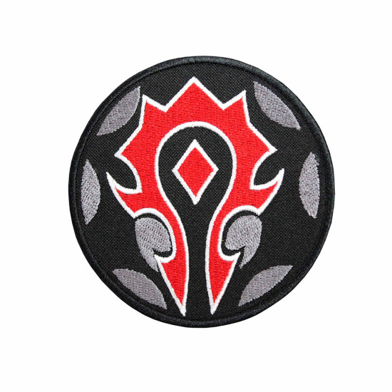 World of WarCraft The Horde Logo Embroidery Sew-on / Iron-on Patch